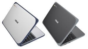 Asus C202S Chromebooks Colors White and Gray